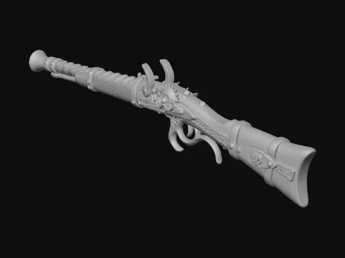 3D model for Steampunk Blunderbuss