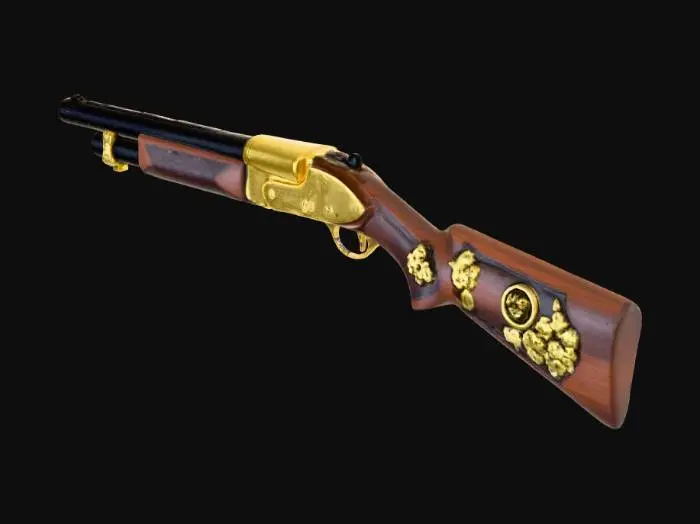 3D model for Golden Elegance Shotgun