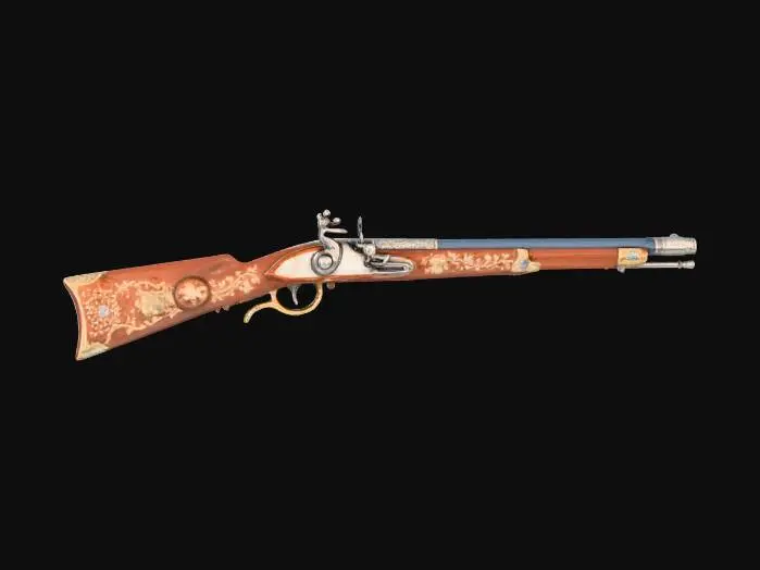 3D model for Ornate Flintlock Rifle