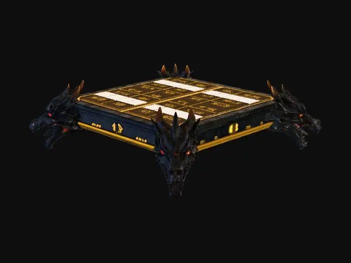 3D model for Dragon's Chessboard