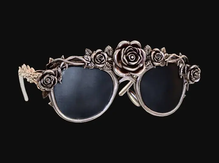 3D model for Gothic Rose Glasses