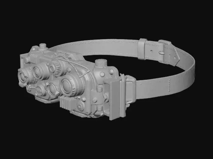 3D model for Steampunk Visionary Belt