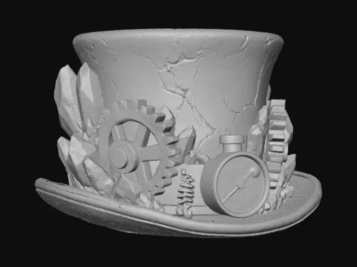 3D model for Steampunk Crystal Crown