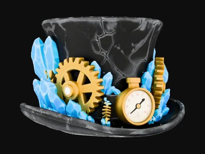 3D model for Steampunk Crystal Crown