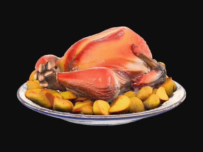 3D model for Thanksgiving Feast