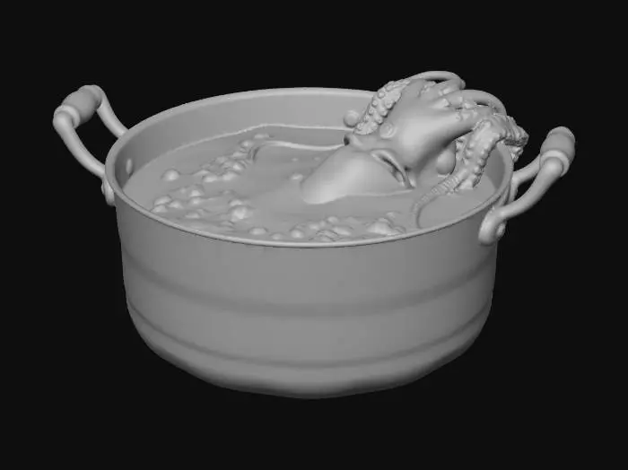 3D model for Boiling Squid
