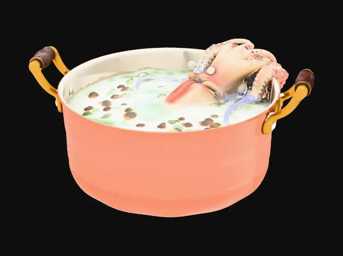 3D model for Boiling Squid