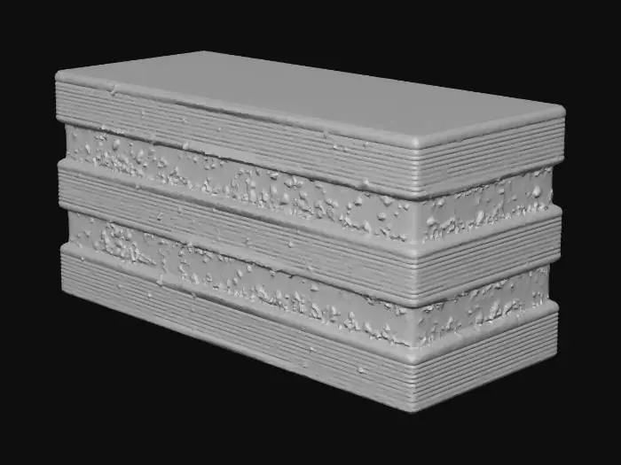 3D model for Striped Sand Texture