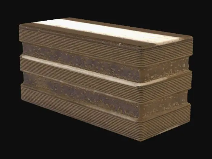 3D model for Striped Sand Texture