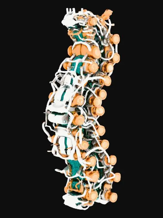 3D model for Cybernetic Spine Design