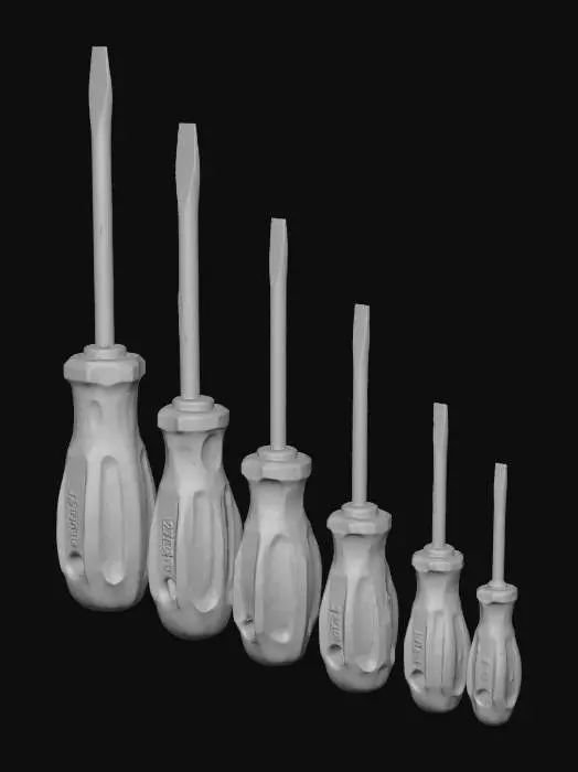 3D model for Screwdriver Set