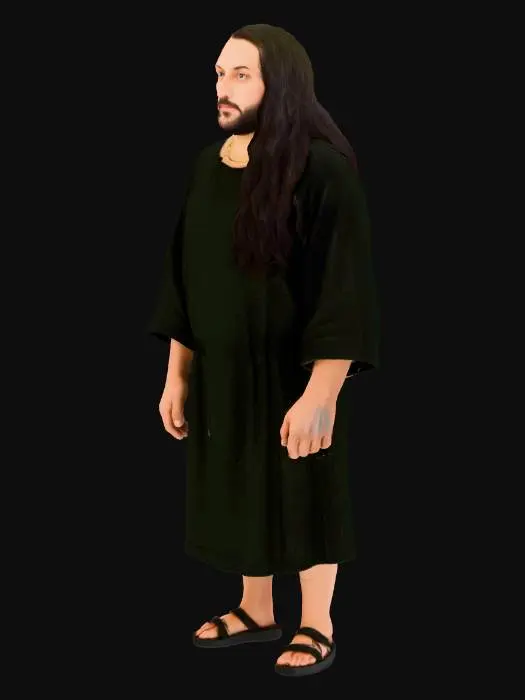 3D model for Portrait in Black Robe