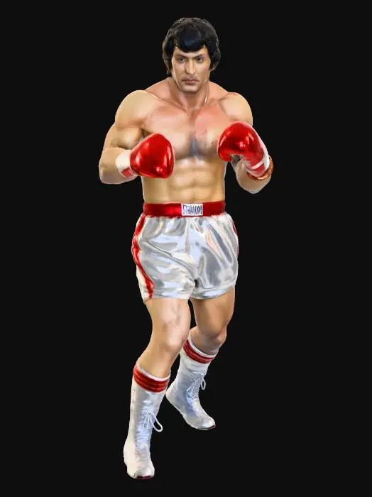 3D model for Boxing Champion in Action