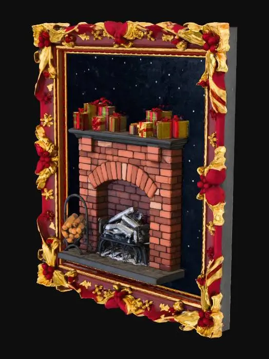 3D model for Holiday Hearthframe
