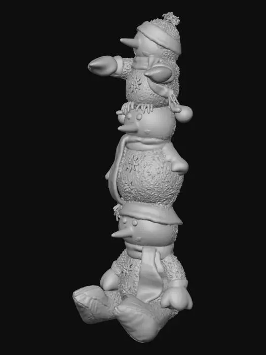 3D model for Snowman Stack