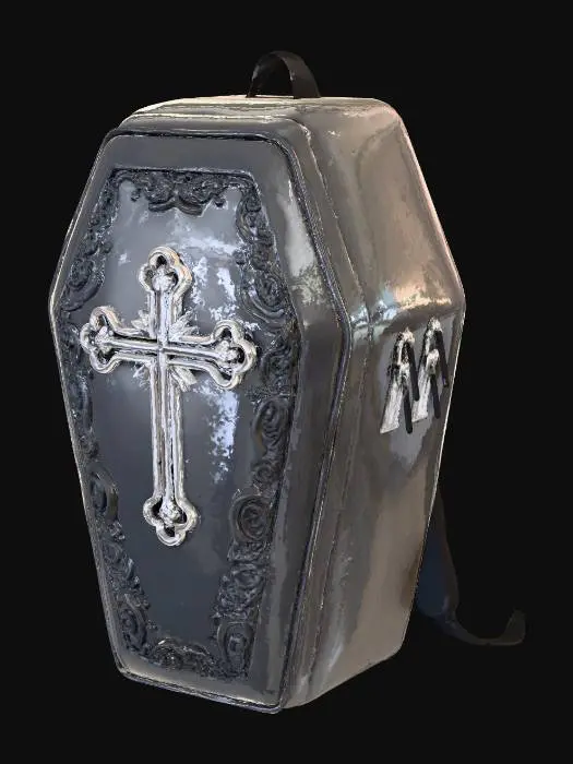 3D model for Gothic Cross Backpack