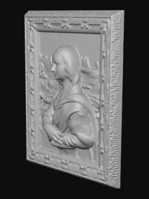 3D model for Mona Lisa