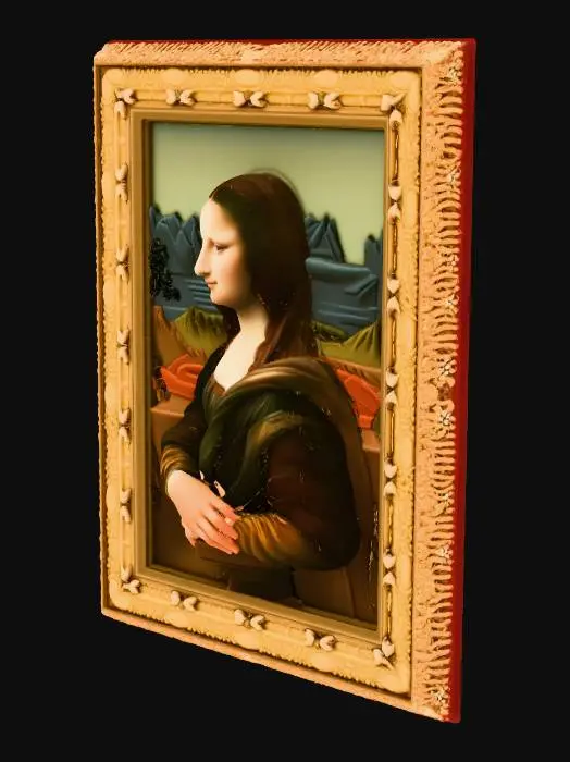 3D model for Mona Lisa