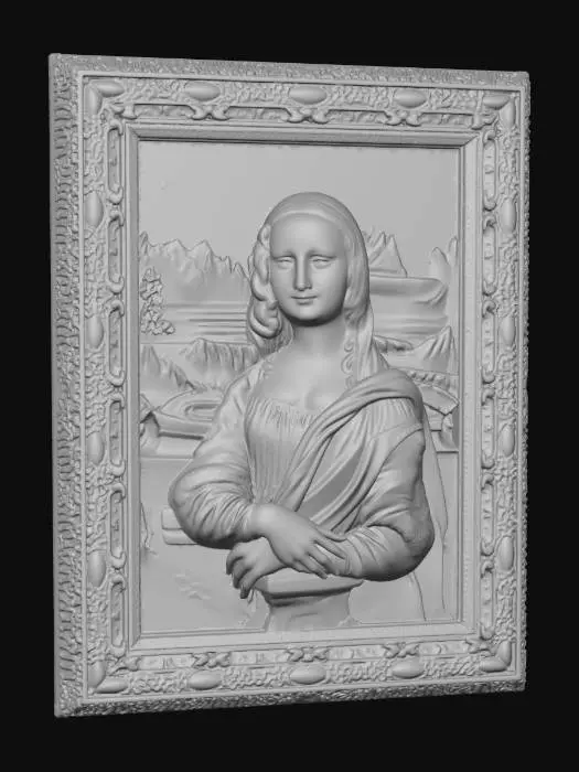 3D model for Mona Lisa