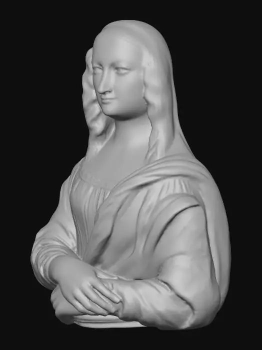 3D model for Mona Lisa