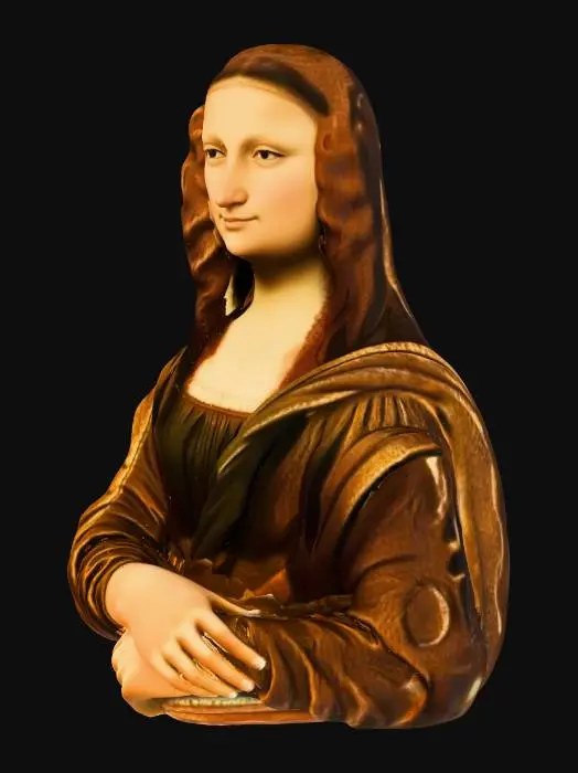 3D model for Mona Lisa