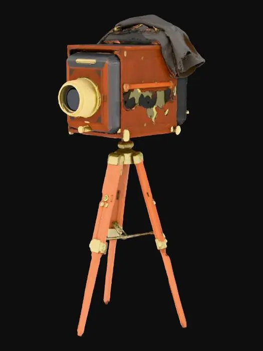 3D model for Vintage Photographer's Tool