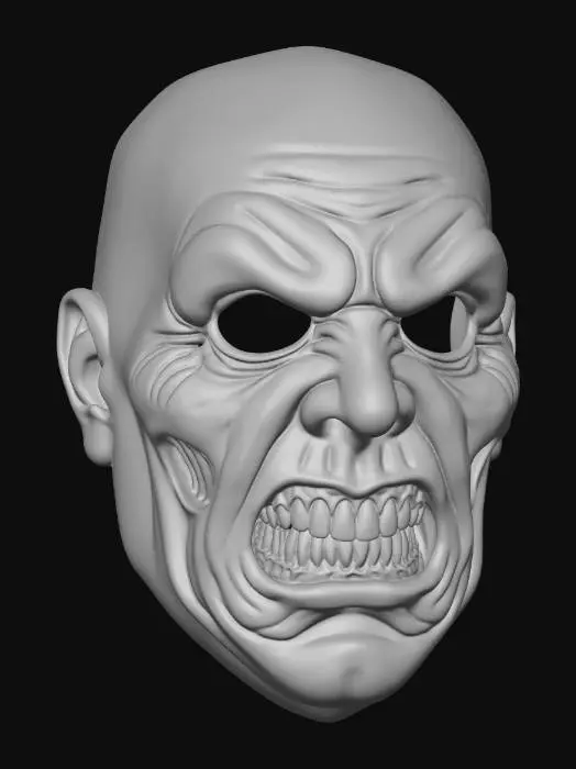 3D model for Cracked Mask