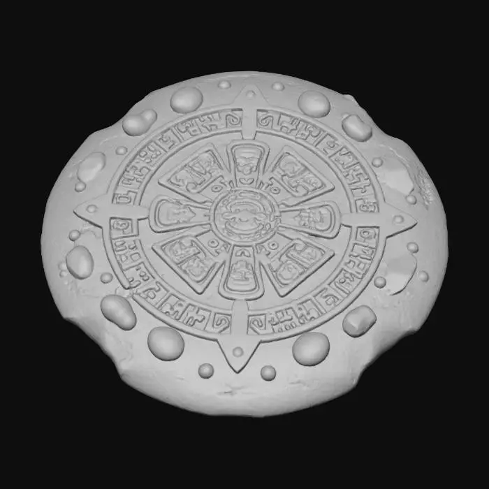 3D model for Mystical Aztec Calendar