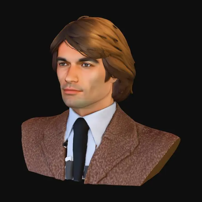 3D model for Portrait in Brown Blazer