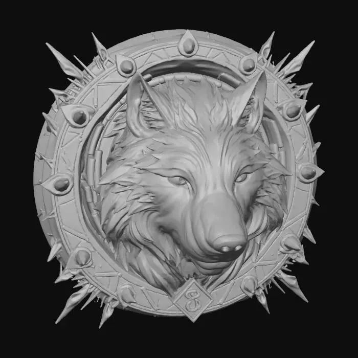 3D model for Frostwolf Emblem