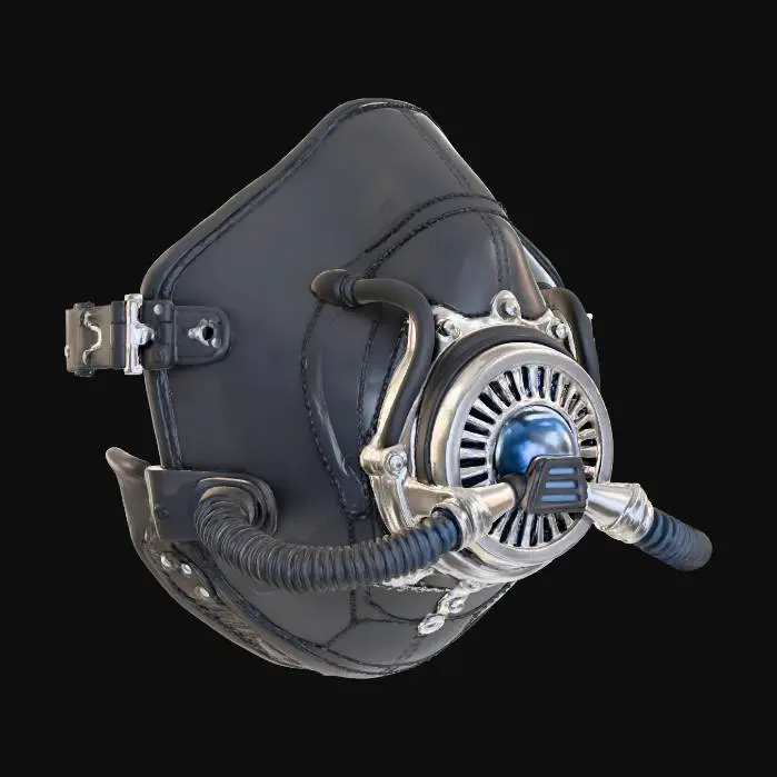 3D model for Steampunk Breather Mask