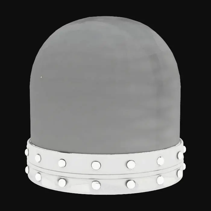 3D model for Glass Dome with Metal Base