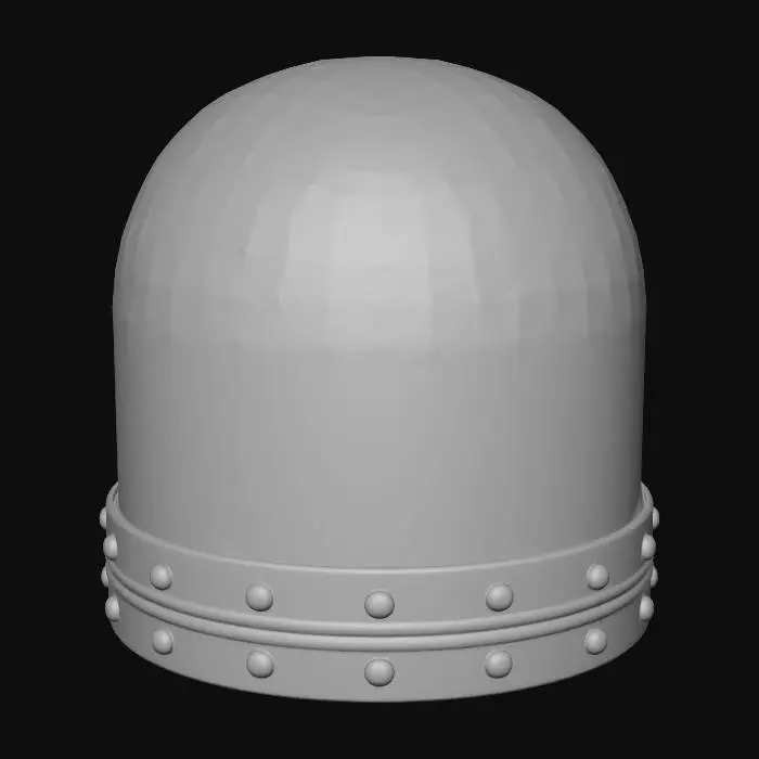 3D model for Glass Dome with Metal Base