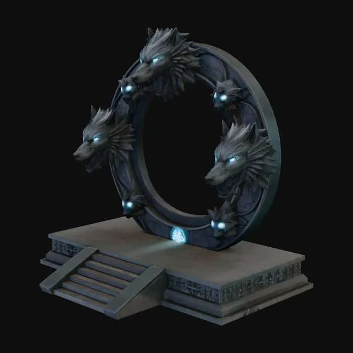 3D model for Wolf Portal