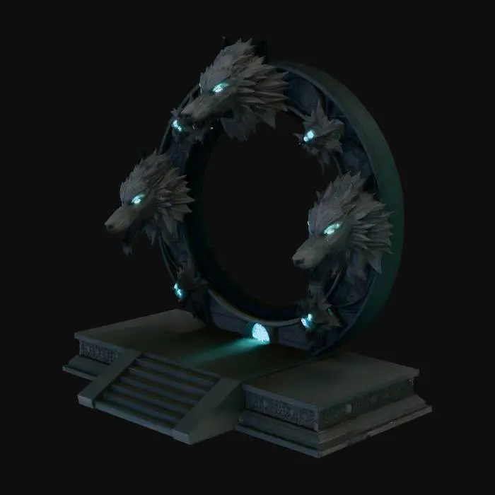3D model for Wolf Portal