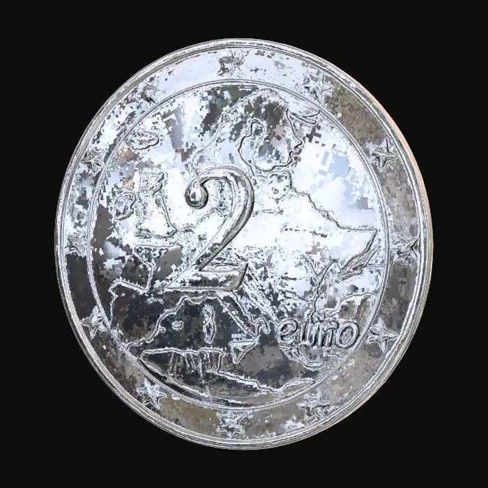 3D model for CREA MONETA DA 2 EURO