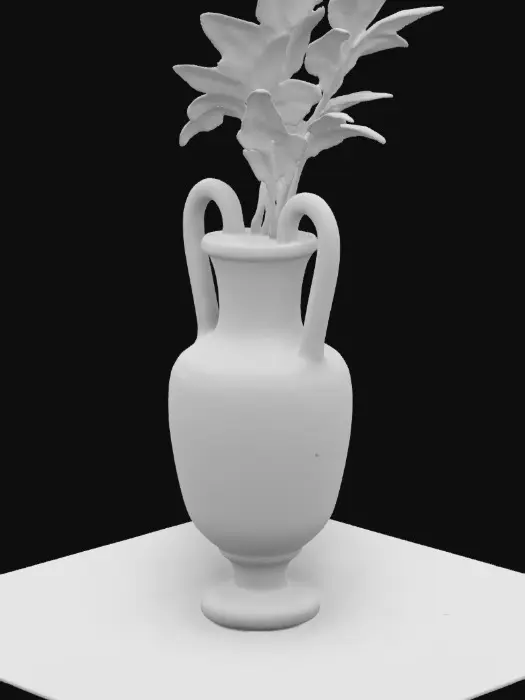 3D model for Ancient Vessel with Olive Branches