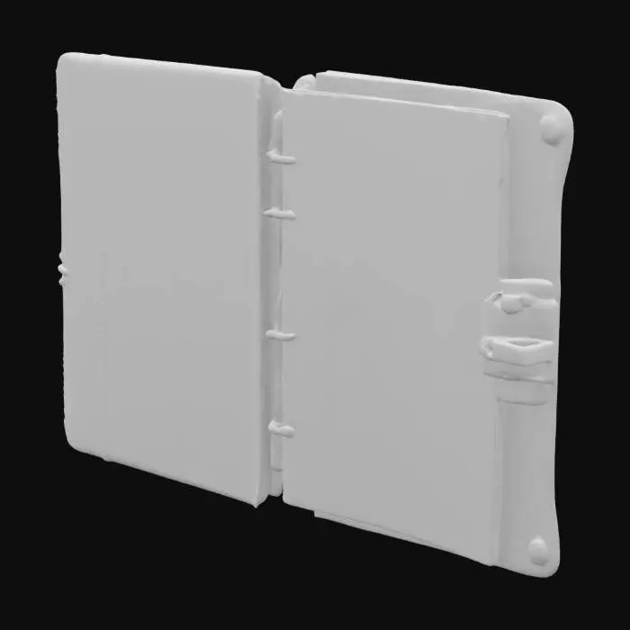 3D model for Ultra-detailed 3D render of a weathered military dossier folder from Call of Duty: Modern Warfare II
