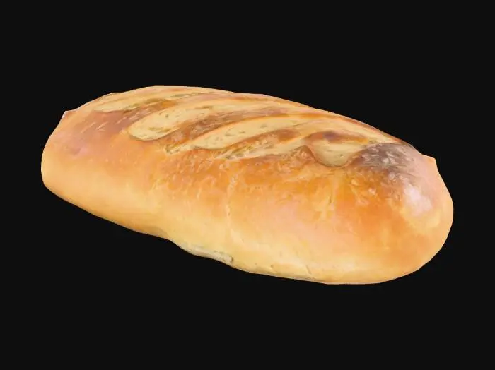 3D model for Loaf of sour dough bread