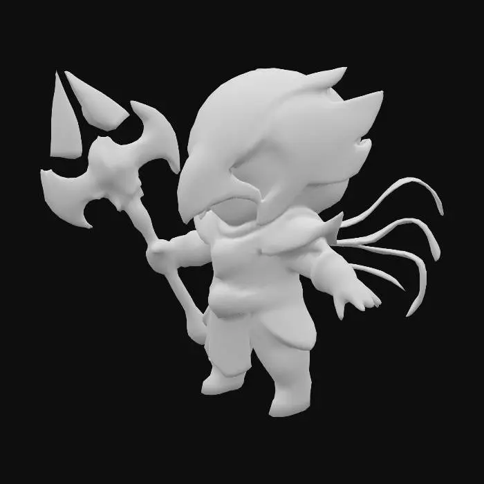 3D model for chibi azir