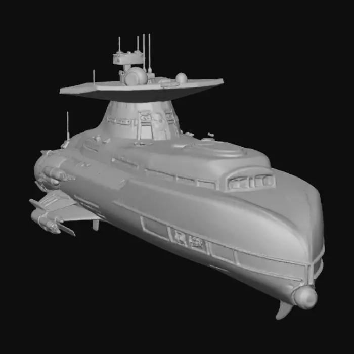 3D model for Galactic Explorer Frigate Odyssey