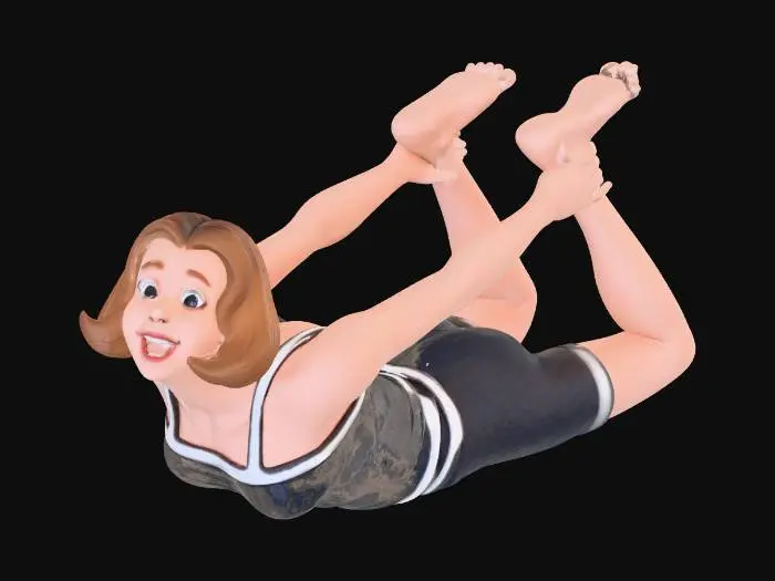 3D model for Yoga Lady