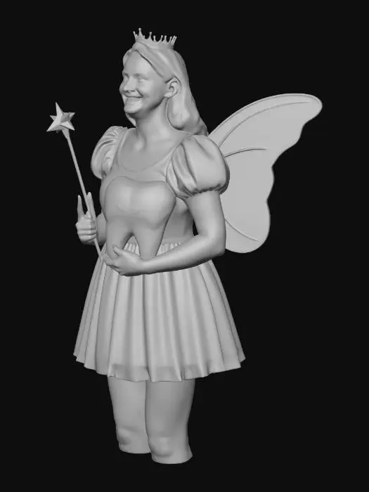 3D model for Tooth Fairy on the Beach