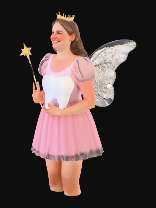 3D model for Tooth Fairy on the Beach
