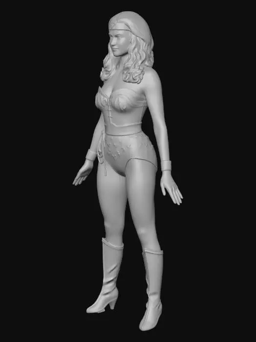 3D model for Wonder Heroine