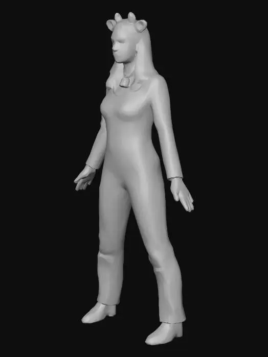 3D model for Cowgirl Confident