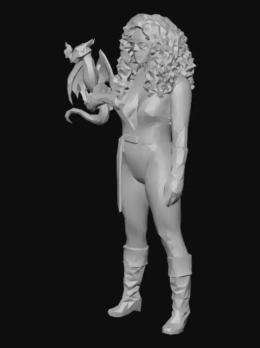 3D model for Dragon Guardian