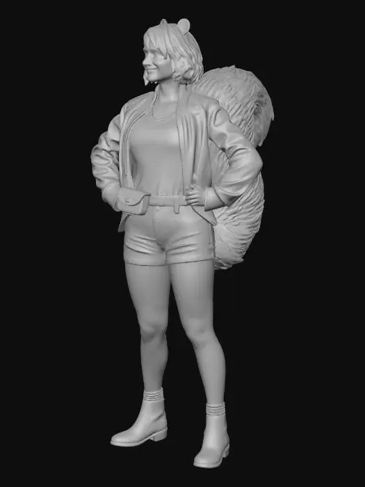 3D model for Squirrel Hero Costume