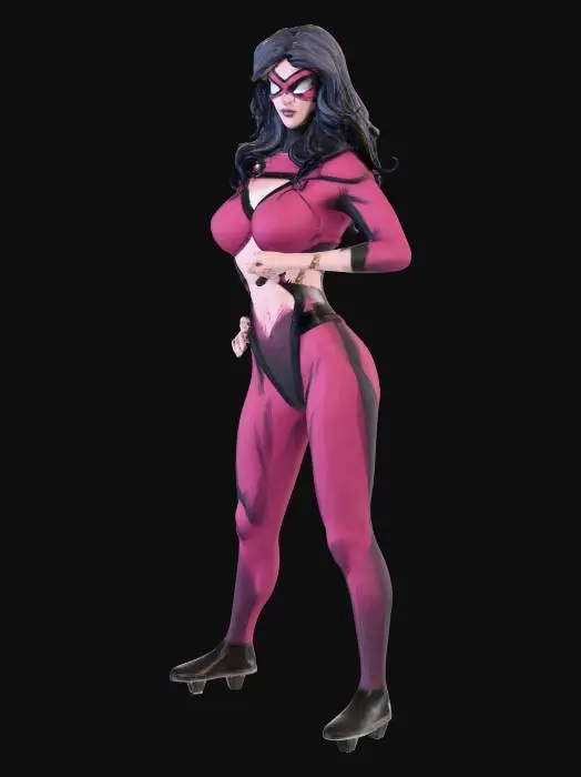 3D model for Spider Heroine