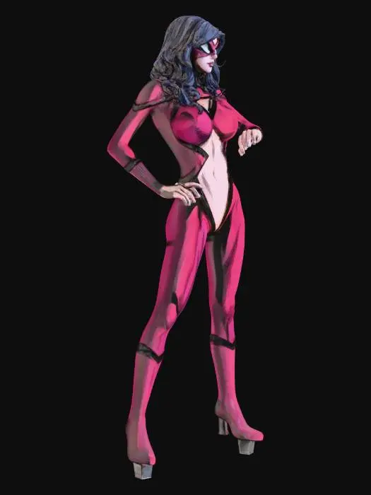 3D model for Spider Heroine